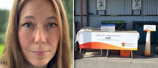 Cyanid lämnades obevakad på återvinningsstationen