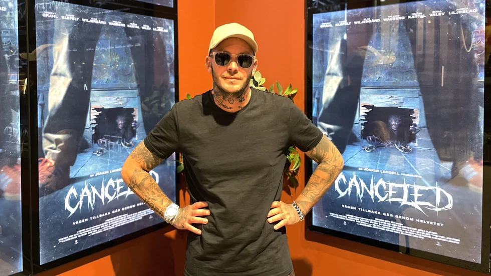 Joakim Lundell kommer att närvara inför fredagens visning av "Canceled" på Cinema 3 i Katrineholm.