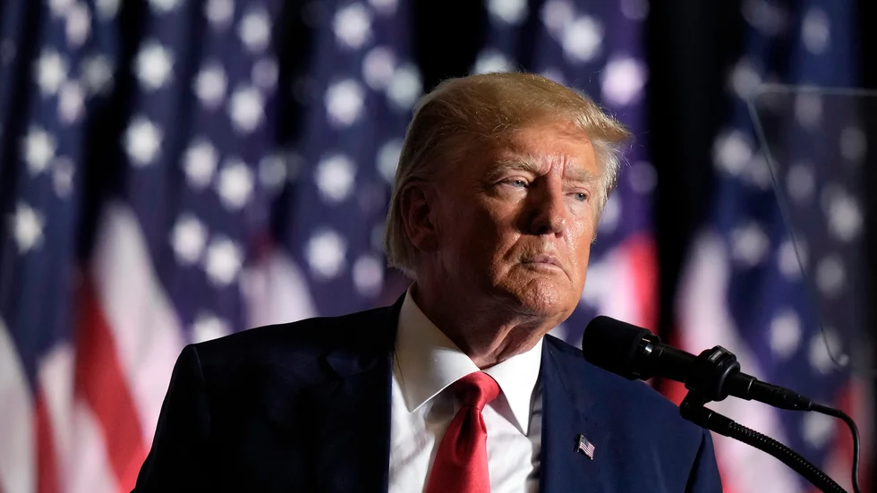 USA:s expresident Donald Trump. Arkivbild.