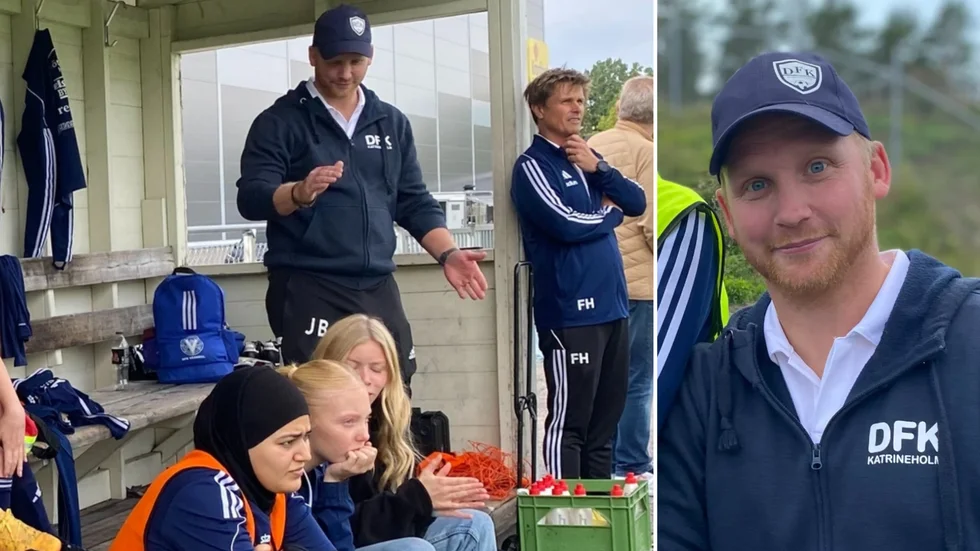 DFK Katrineholm tvångsnedflyttas från division 3 till division 4. Men tränaren Joel Brodén har redan börjat motivationsresan från botten till toppen. "Det var riktigt tungt ett tag", erkänner han dock.