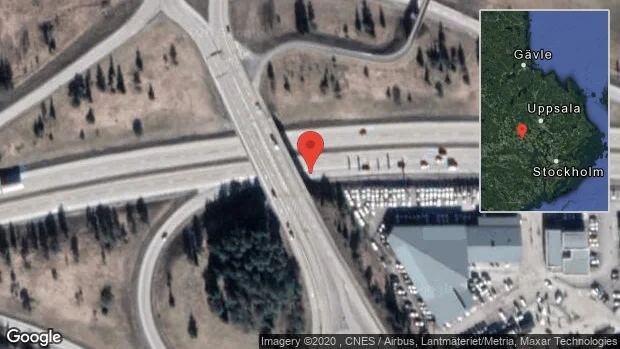 Olycka på E18