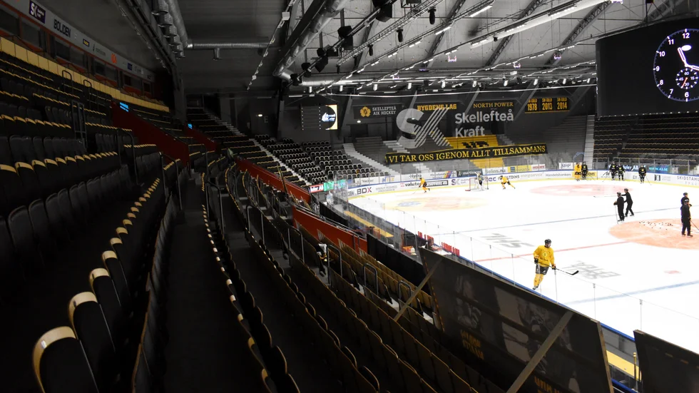Skellefteå AIK är ett av lagen som går miste om intäkter på grund av publikrestriktioner, och är ett av lagen som får lägre matchtaxa.