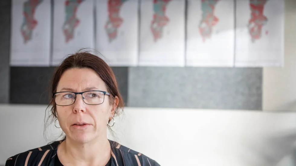 Linda Rung, ordförande i Sveriges lärare Gotland. 