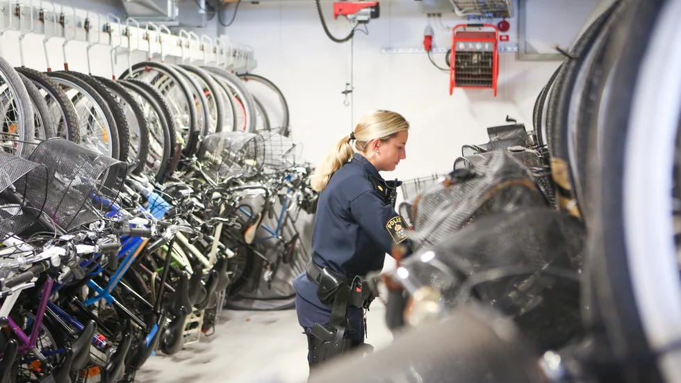 Sara Nilsson vid Gotlandspolisen är den som leder polisens insats. 