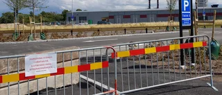Missen som gör att parkeringen fortfarande är stängd