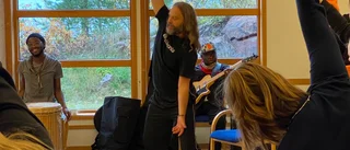 Afrikanska rytmer i drömläger på Hjälmargården