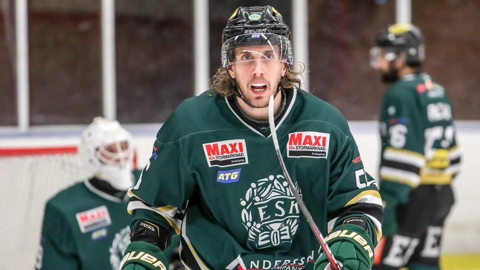 Robin Nilsson gjorde ett mål i förlusten mot Piteå.