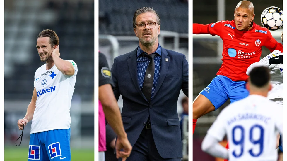 Linus Hallenius, Rikard Norling och Anthony van den Hurk. 