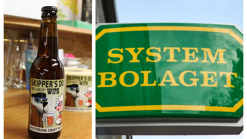 Västervikskonstnären Benny Ekman har designat etiketten till ölen Skipper's dog, En wedig Westerviks IPA, som från och med måndagen kan köpas på Systembolaget i Västervik.
