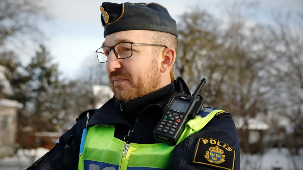 Tomas Hägg, yttre befäl, är väldigt glad över de samtal som kommit från gotlänningarna. 