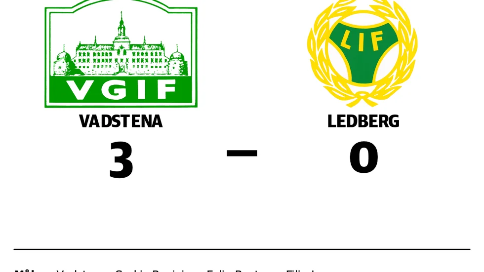 Vadstena GIF vann mot Ledbergs IF