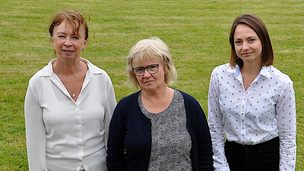 Alla jobbar de för Leaderprojektet Spira Mare. fr v Ann-Louice Lövgren Engström, Lotta Lindholm och Natalie Ruha.