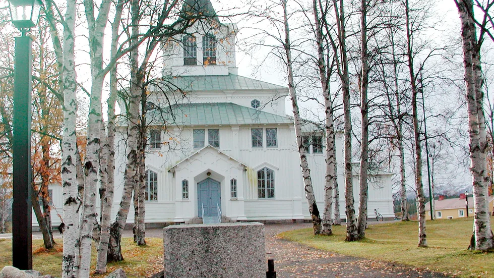 Gällivare kyrka. 