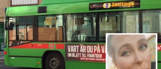 Linda, 34, satt på bussen – då kastades smällaren in: "Fick panik"