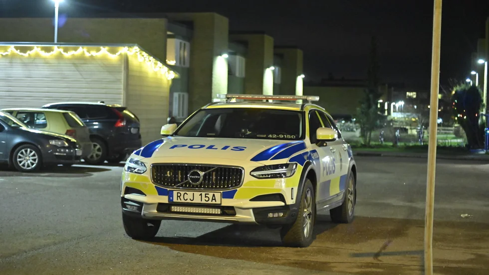 Polisen gjorde en husrannsakan i Ryd på söndagskvällen. 