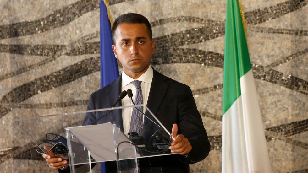 Italiens utrikesminister Luigi Di Maio. Arkivbild.