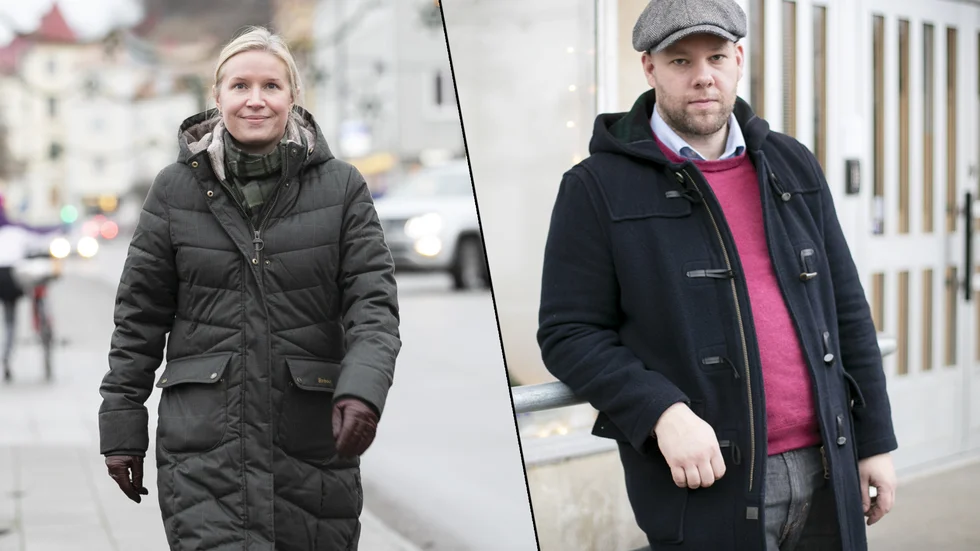 De ledande i Gnesta kommun måste fråga sig själva om man bidrar till en tystnadskultur. Önskar ni inte att problem lyfts till ytan? skriver fem representanter för Vänsterpartiet. Bilden visar kommunalråden Anna Ekström (M) och Johan Rocklind (S). 