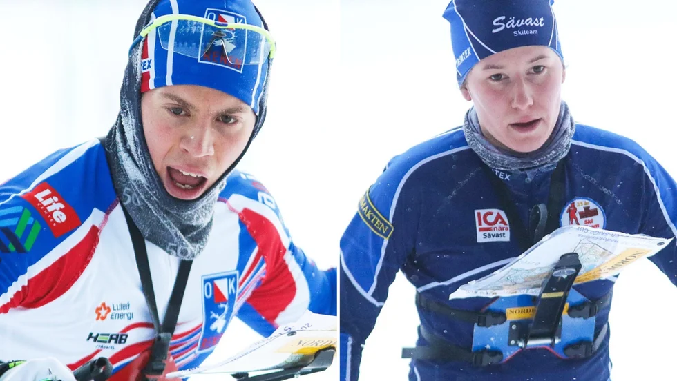Markus Lundholm, OK Renen och Evelina Wickbom, I19 IF.