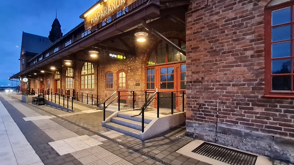 Kalix järnvägsstation.