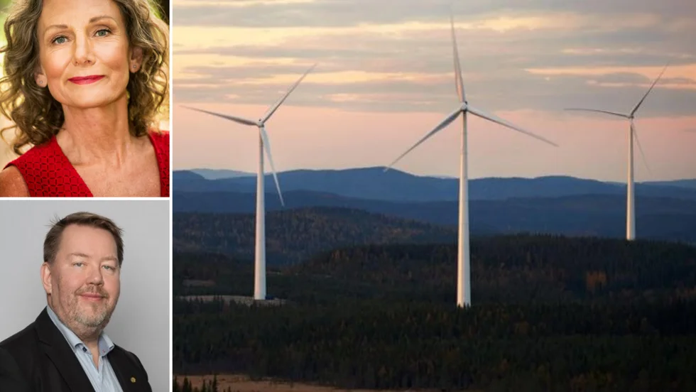 Pär Dunder och Charlotte Unger Larson är två som medverkar i Morgonmötet om vindkraft 5 mars.