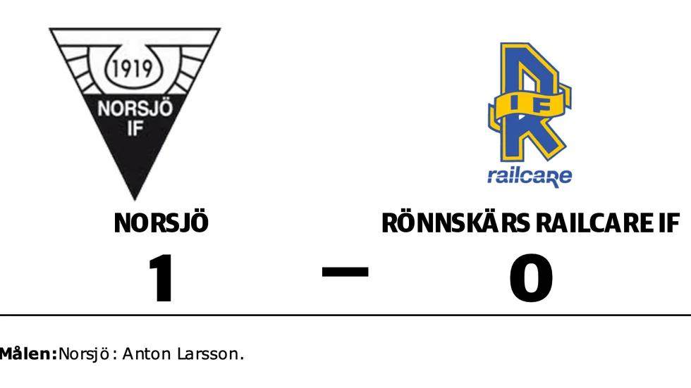 Norsjö IF vann mot Rönnskärs Railcare IF