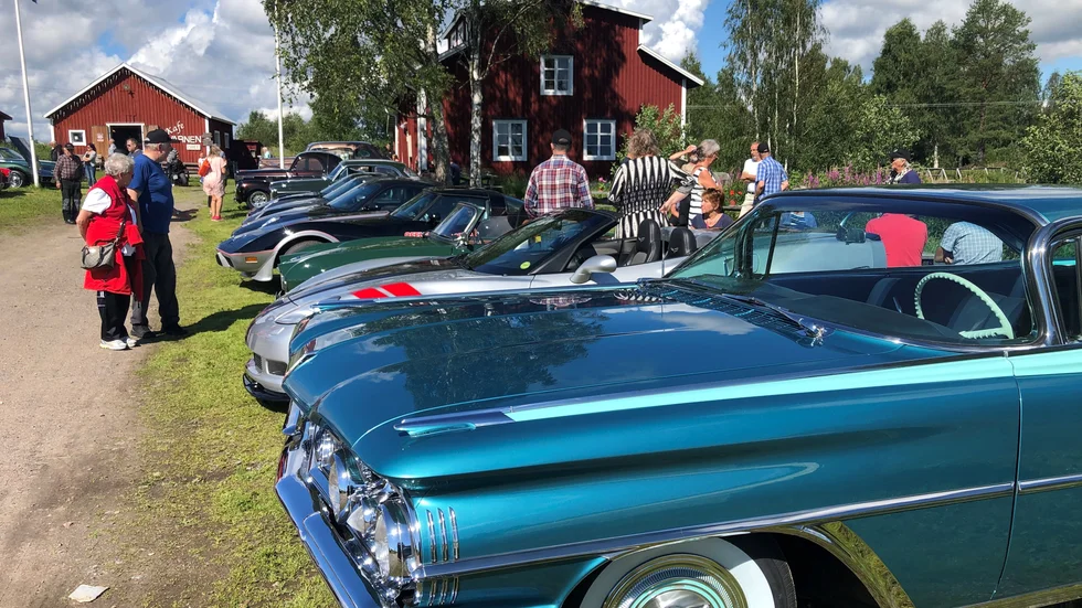 Bilträff. Här dock på norr i Sverige snarare än på Gotland.