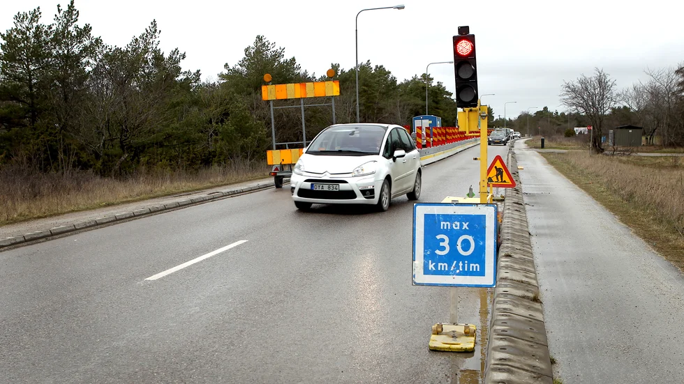 Arbetet med vägen vid Lummelundsväg återupptas.