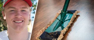 Startade städfirma som 17-åring – nu är han prisad vd med sex anställda