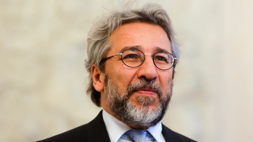 Can Dündar, tidigare chefredaktör för den oppositionella turkiska tidningen Cumhuriyet. Arkivbild.