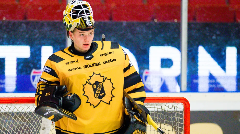 Arvid Söderblom står mot Växjö. 