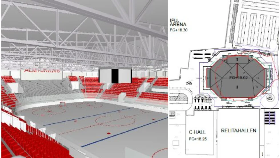 Någon under andra halvan av 2022 ska spaden sättas i jorden på Gränby sportfält. Då ska Uppsala isarena stå klar med ungefär 5 000 åskådarplatser.