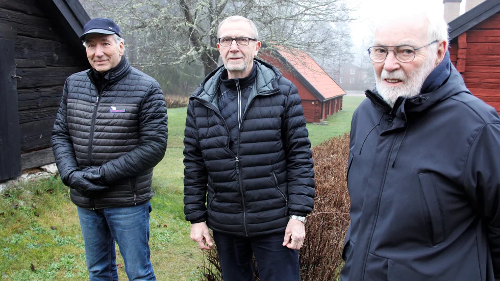 Paul Sandberg, Kjell Andersson och Mats Flood hoppas att man ska kunna bygga ett 25-tal kooperativa hyresrätter i Österbybruk. 