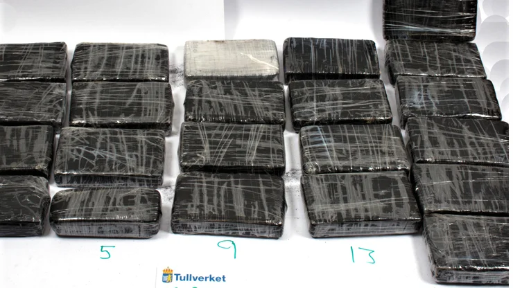 Tullen och Kustbevakningen gjorde förra året ett kokainbeslag på drygt 61 kilo. Polisen tror att delar av partiet var ämnat för norra Sverige.