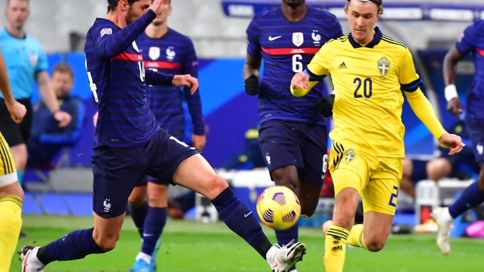Vilka ställs Kristoffer Olsson och övriga landslagsspelare mot i VM-kvalet till slutspelet i Qatar? Lottningen sker snart. Arkivbild.