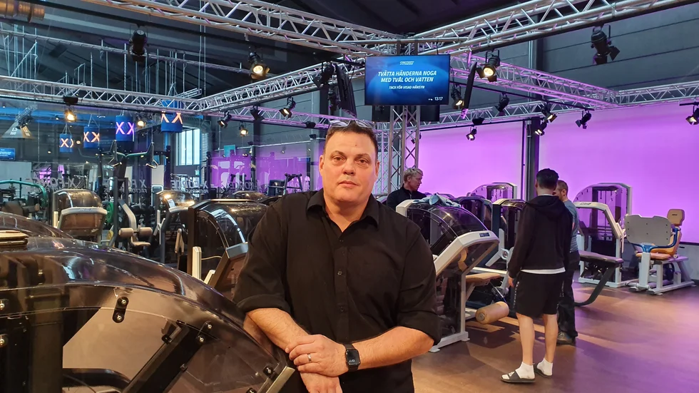  Peter Eriksson vid de så kallade X-Force maskinerna.