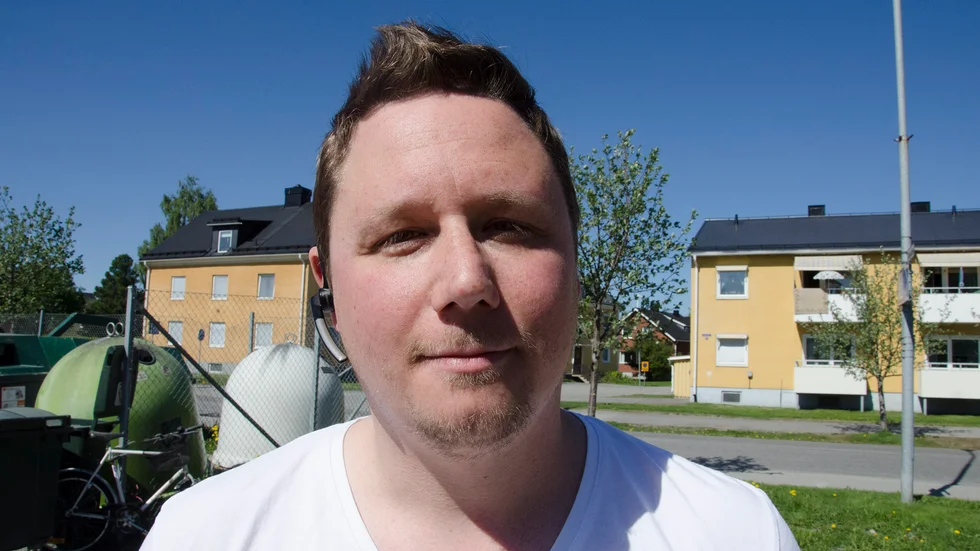 David Isaksson,enhetschef avfall på Bodens kommun.