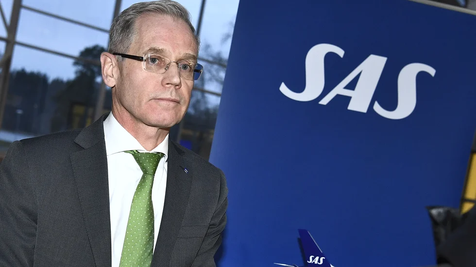 SAS vd Rickard Gustafson lämnar sin post. Arkivbild.