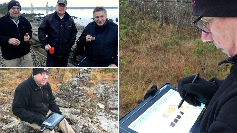 Per-Inge Karlsson, Anders Nilsson och Björn Ahrling är "kartnördarna" bakom nya satsningen.