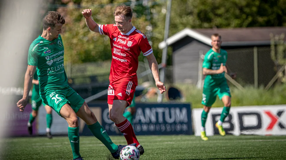Fredrik Johansson blev tvåmålsskytt borta mot Ytterhogdal. (Arkivbild)