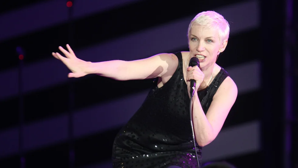 Annie Lennox är en av artisterna som har undertecknat ett upprop till den brittiska regeringen. Branschen har drabbats hårt av coronapandemin. Arkivbild.