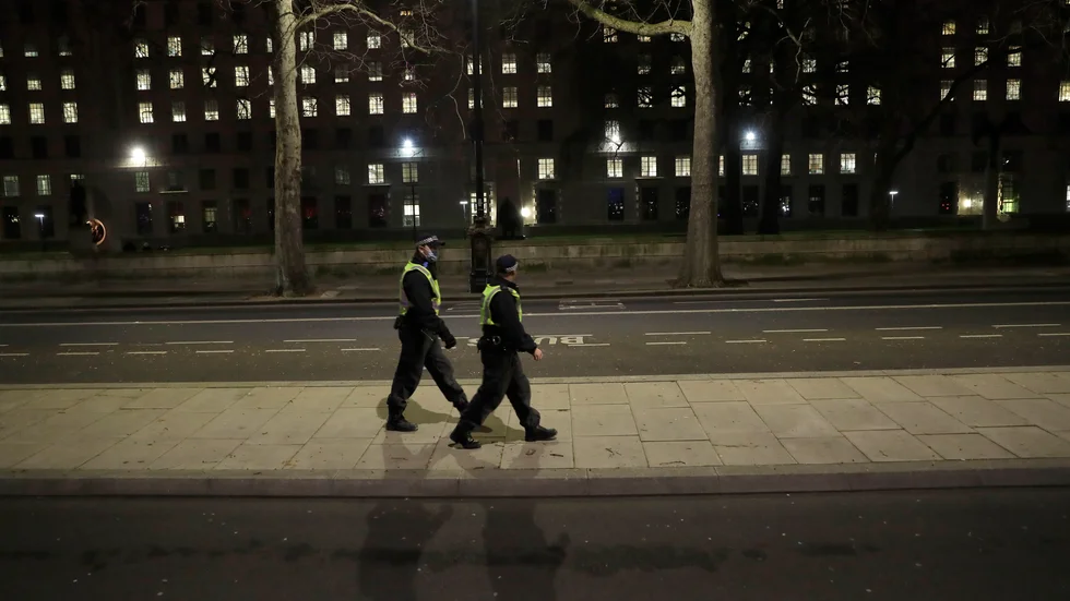 Polisen i London har satt in extra bevakning i Croydon efter fredagens knivdåd. Arkivbild från centrala delarna av London.