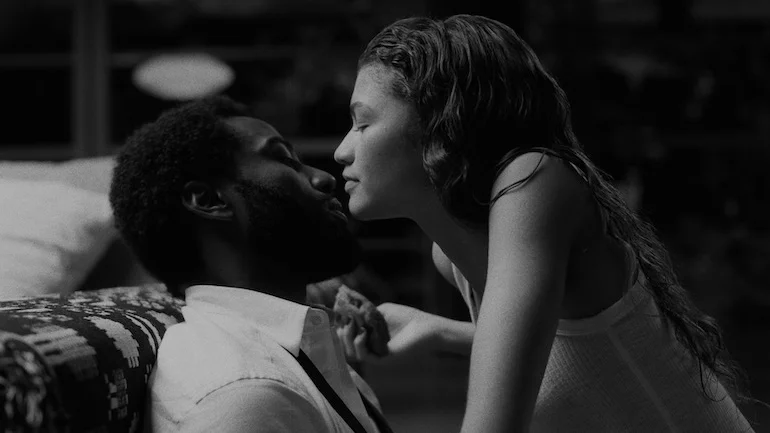Filmen Malcolm & Marie, en film av Sam Levinson med Zendaya och John David Washington i huvudrollerna. 