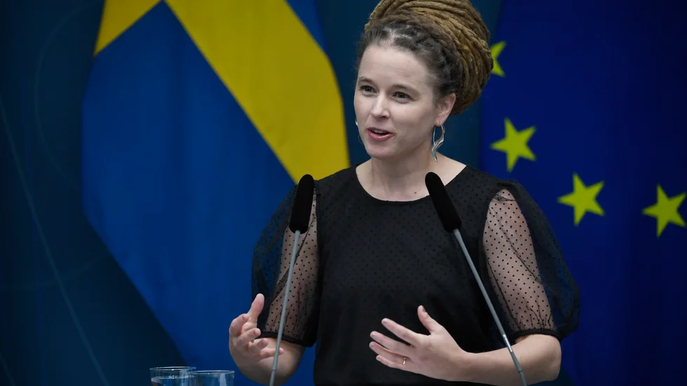 Idrottsminister Amanda Lind (MP). Arkivbild.