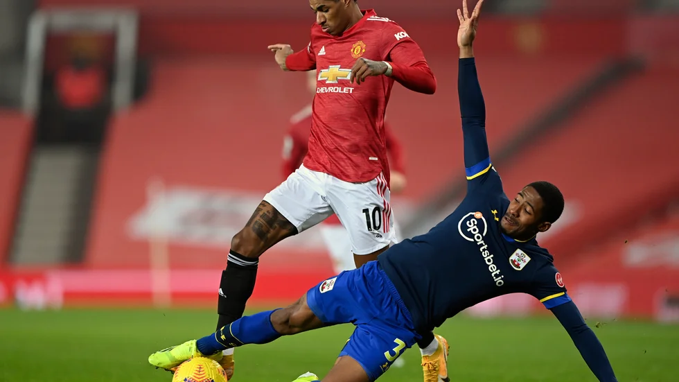 Marcus Rashford är en av spelarna som blivit utsatt för rasism på nätet. Arkivbild.