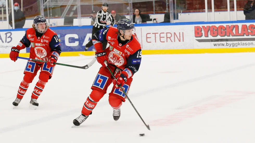 Viktor Liljegren är med sina tolv mål VIK:s näst bäste målskytt så här långt.