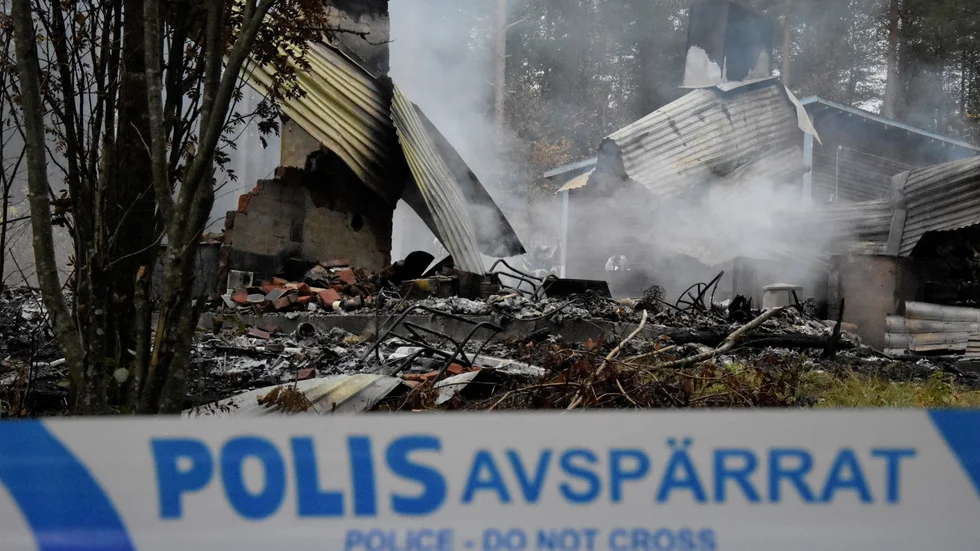 Platsen var under onsdagen avspärrad.