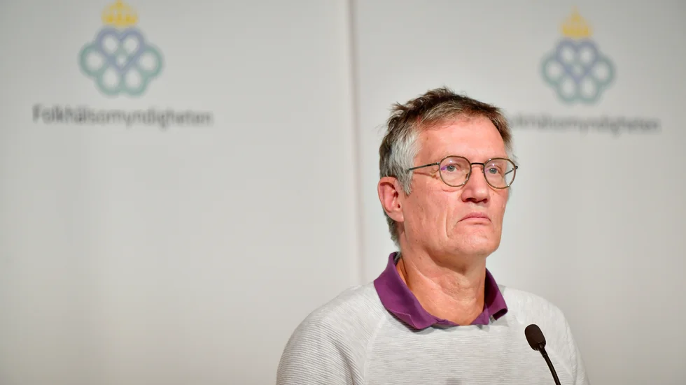 Anders Tegnell, statsepidemiolog på Folkhälsomyndigheten. Arkivbild.