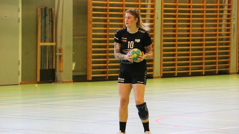 Pernilla Fahlgren blev utsedd till matchens lirare i Lillpite IF. 