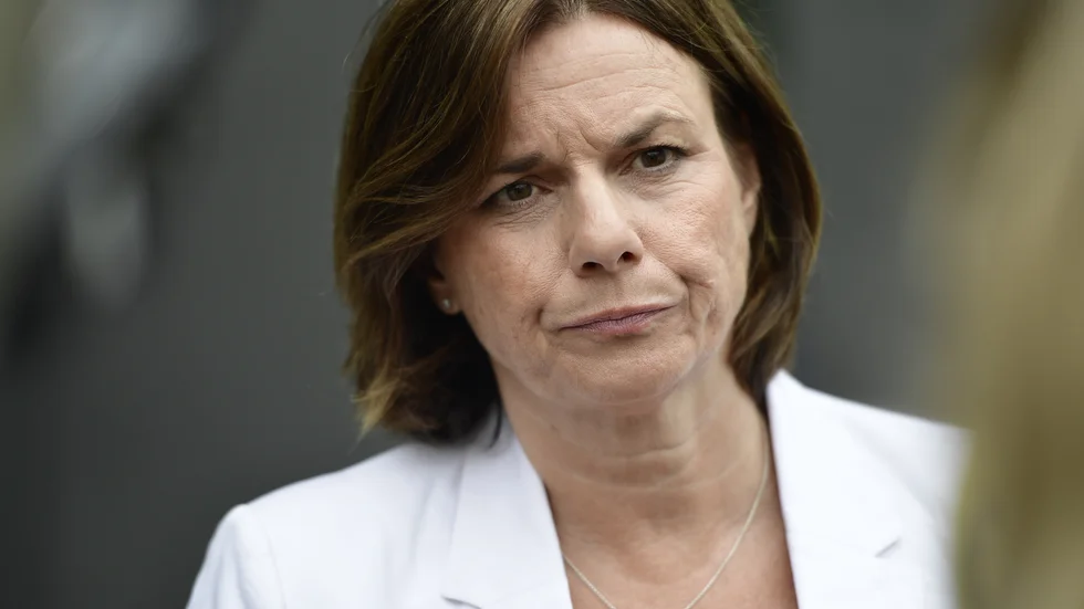 Miljöpartiets avgående språkrör Isabella Lövin. Arkivbild.