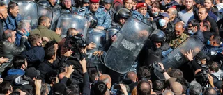 Gripanden i Armenien efter protest mot avtal